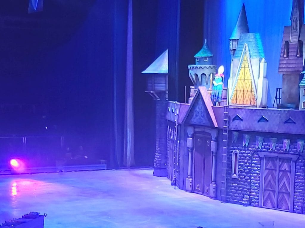 disney on ice, london, o2, castle frozen, frugal mum review, north greenwich, photo