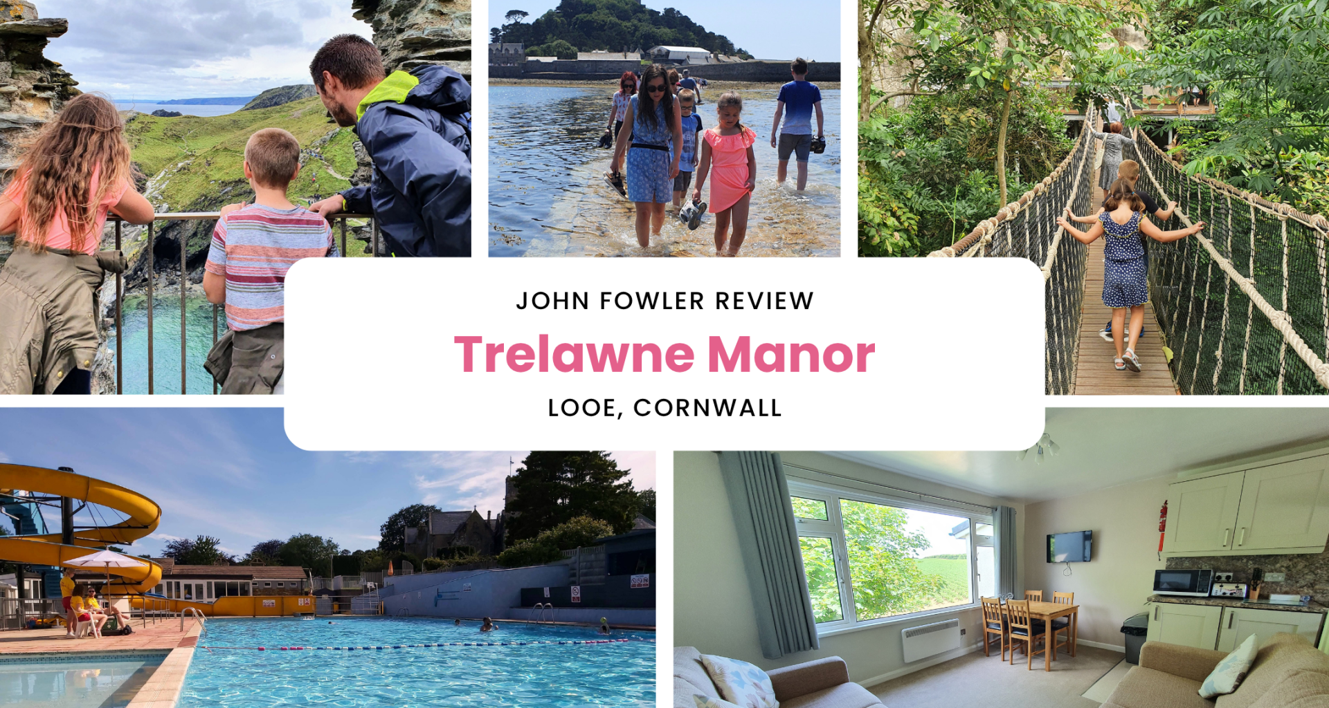 John Fowler Trelawne Manor Review, Cornwall, frugal mum travel guide