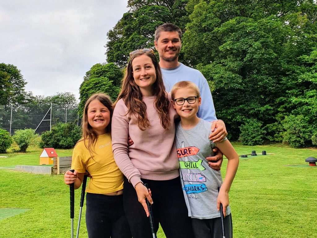 Trelawne Manor John Fowler Holidays, Cornwall, frugal mum review, photo of crazy golf