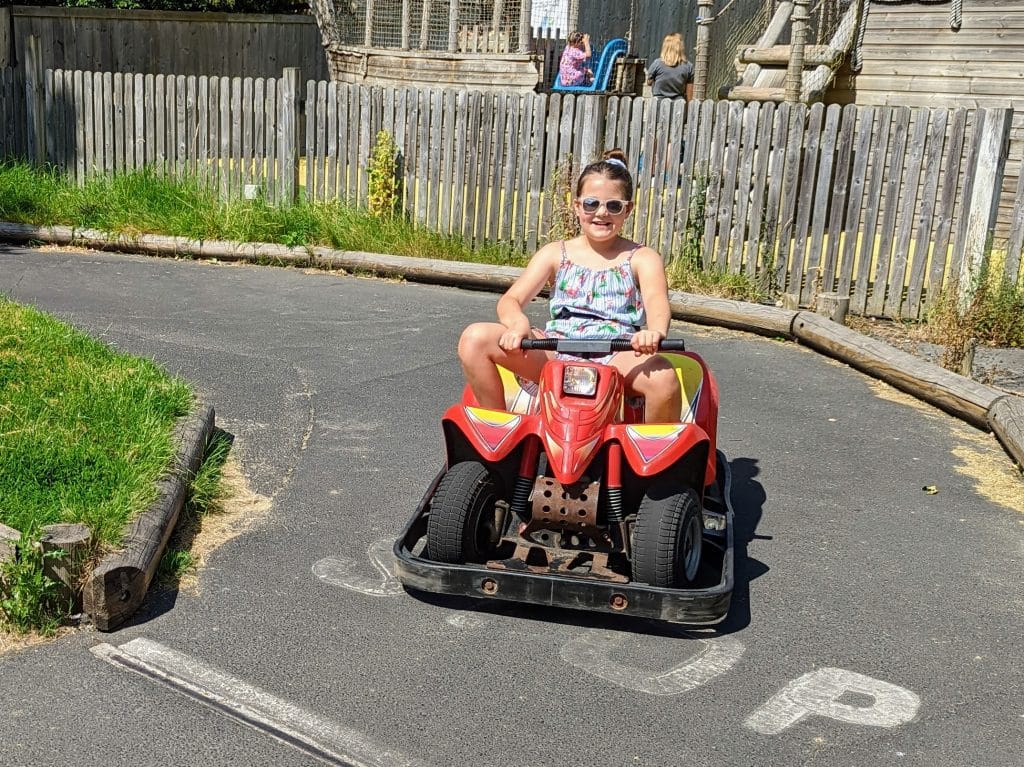 knockhatch adventure park, frugal mum child photo, ride on attraction, review