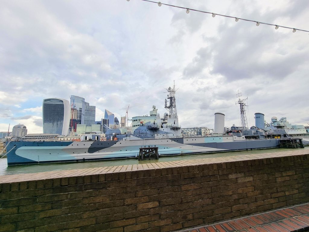 hms belfast ship review, london, thames