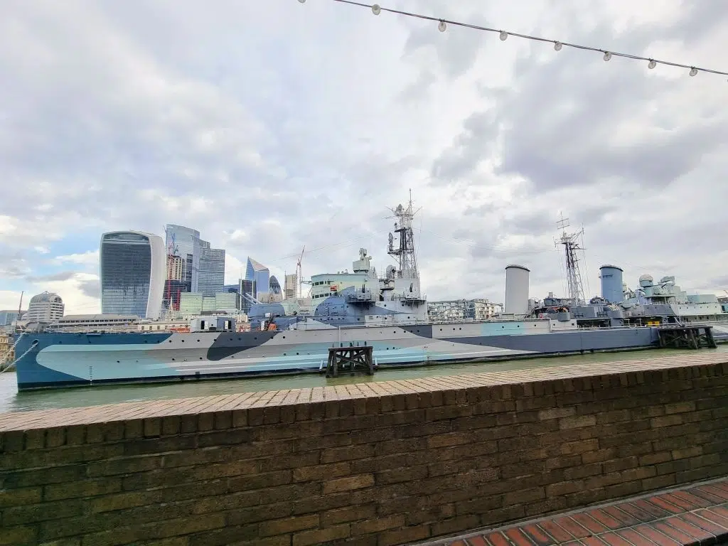 hms belfast ship review, london with kids, thames