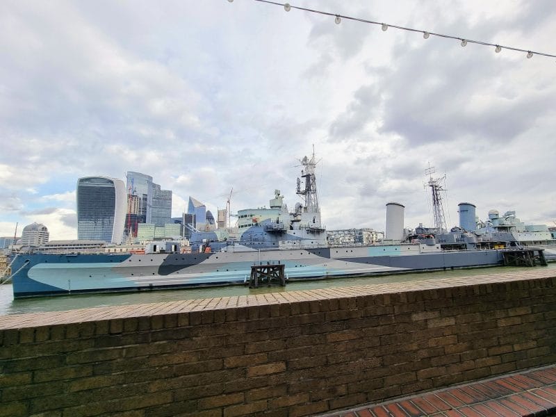hms belfast ship review, london with kids, thames