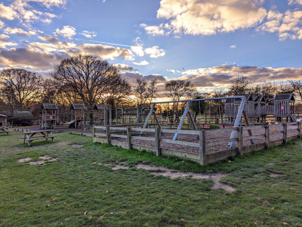 Kent with Kids, Rare Breeds Centre Review, Woodchurch, frugal mum guide, photo of play area