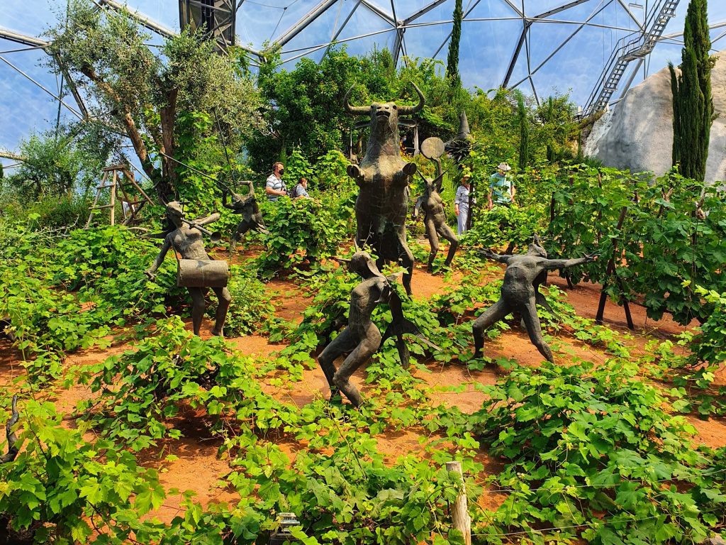 Cornwall with kids, family attractions, review, The Eden Project, rainforest dome, frugal mum photo, dome, plants