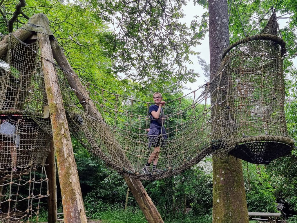 Devon with Kids, Wildwood Devon Wildlife Park Review, frugal mum guide, photo of play area