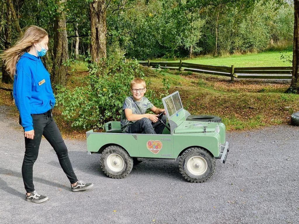 Wales, Greenwood Family Park review photo, North Wales, rides, frugal mum children, woodland rovers