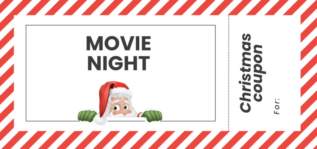 christmas with money, DIY budget family christmas, free printable gift coupons personalise