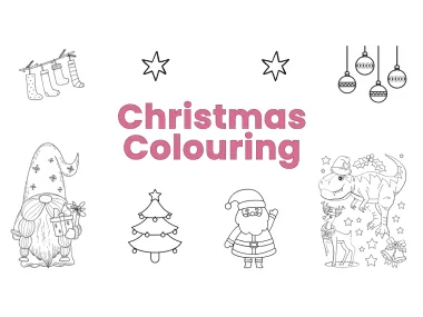 free printable christmas craft activities, kids colouring pages from frugal mum