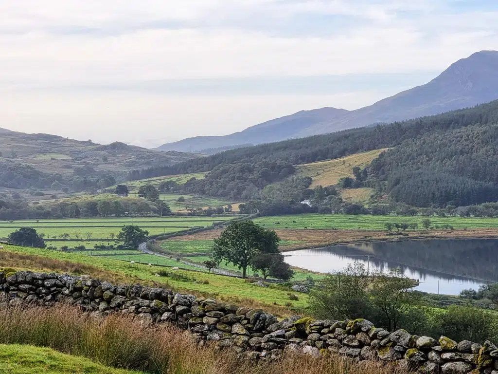 Climbing Snowdon with Kids, frugal mum Snowdon Ranger Path guide, photo of view