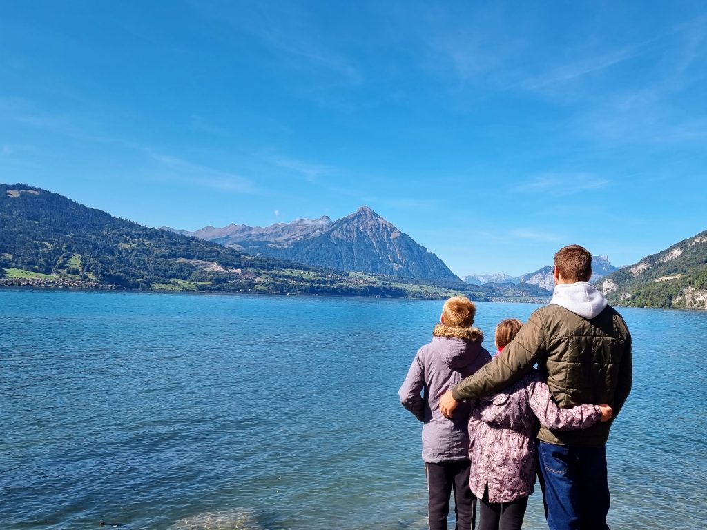 Manor Farm Campsite, Interlaken, Switzerland, Eurocamp Holiday, lake thun view, frugal mum family, review, photo
