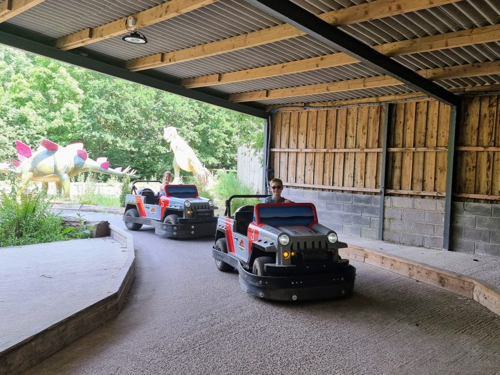 Somerset, Puxton Adventure Park review, frugal mum children, jurassic jeeps photo