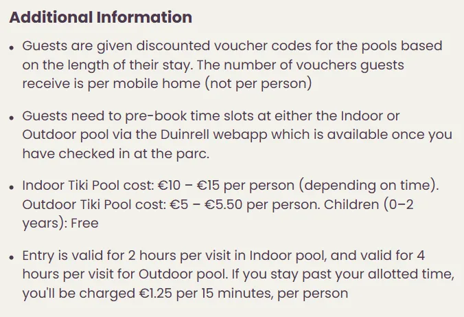 Duinrell: Eurocamp vs Booking Direct, Which Is Better, frugal mum comparison, photo of tiki waterpark costs