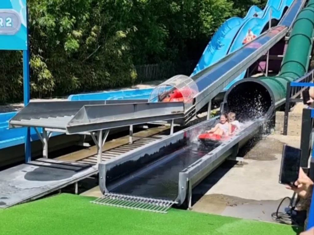 Blackgang Chine, rides, isle of wight, kids, theme park review, frugal mum children photo on waterforce