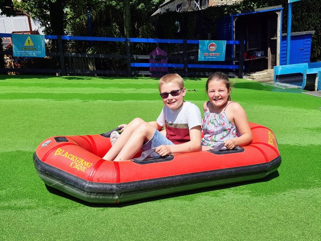 parkdean resorts on the isle of wight, frugal mum travel guide uk staycation, photo of kids at blackgang chine