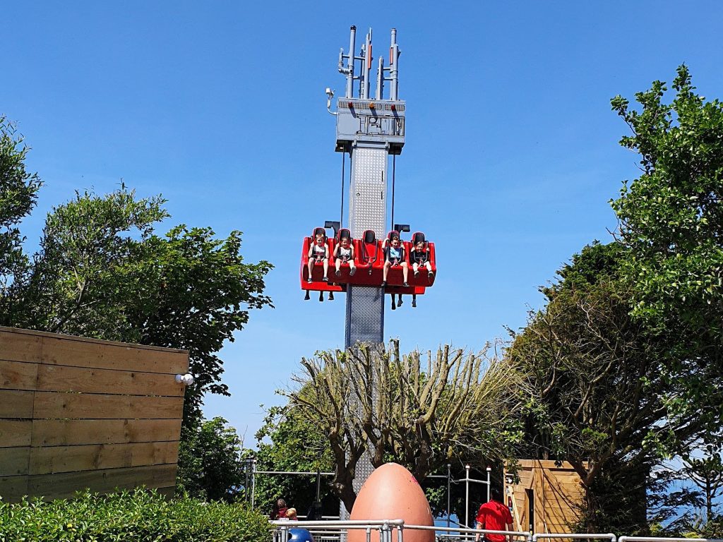Blackgang Chine, rides, isle of wight, kids, theme park review, frugal mum review, photo of evolution