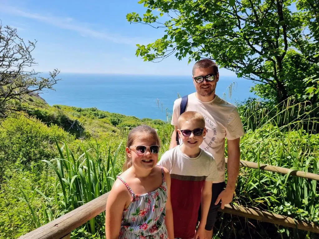 Blackgang Chine, rides, isle of wight, kids, theme park review, frugal mum children, photo of sea view