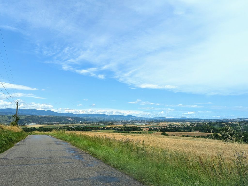 Eurocamp Holiday Review, Chateau de Galaure Campsite, France, frugal mum review, photo of countryside