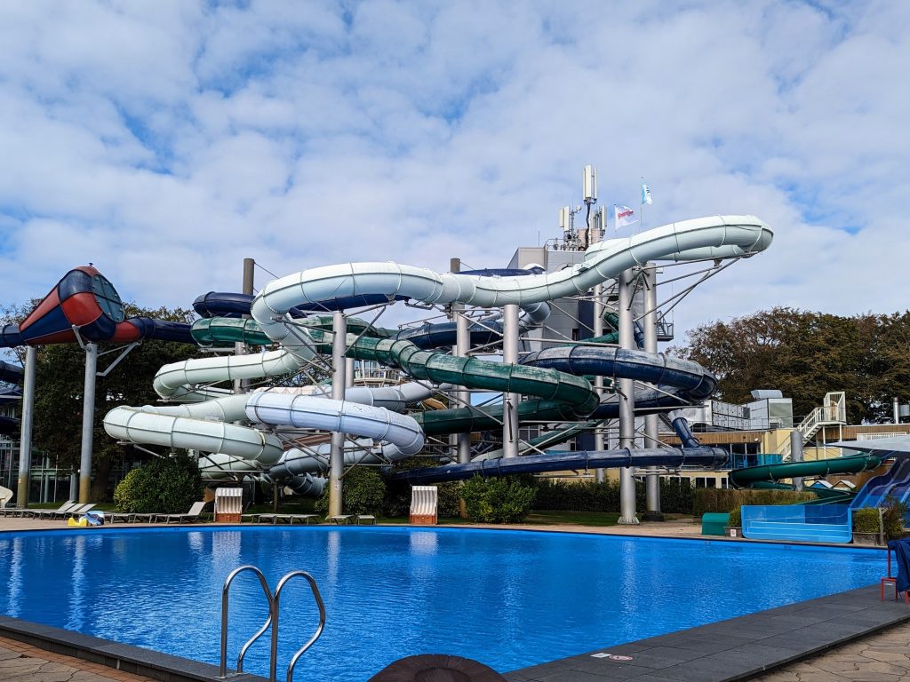 Duinrell Theme Park Resort, Eurocamp holiday review, the Netherlands, waterpark, slides, flumes, swimming pool, photo, frugal mum