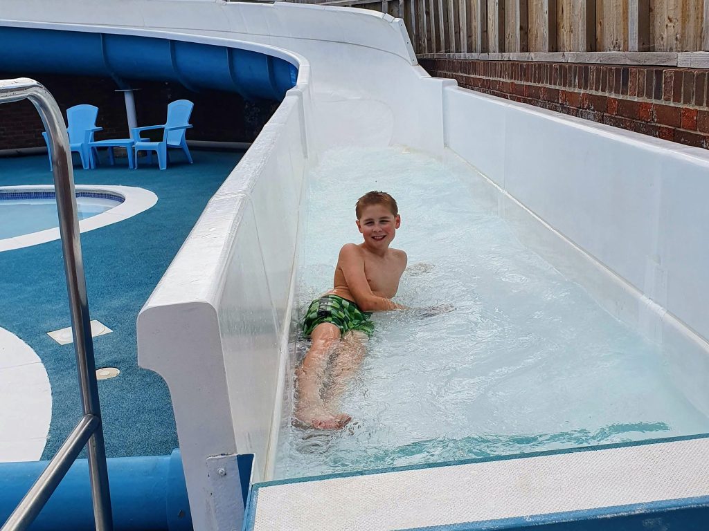 Parkdean Resorts Lower Hyde Review, Isle of Wight, frugal mum UK travel guide, photo of waterslide