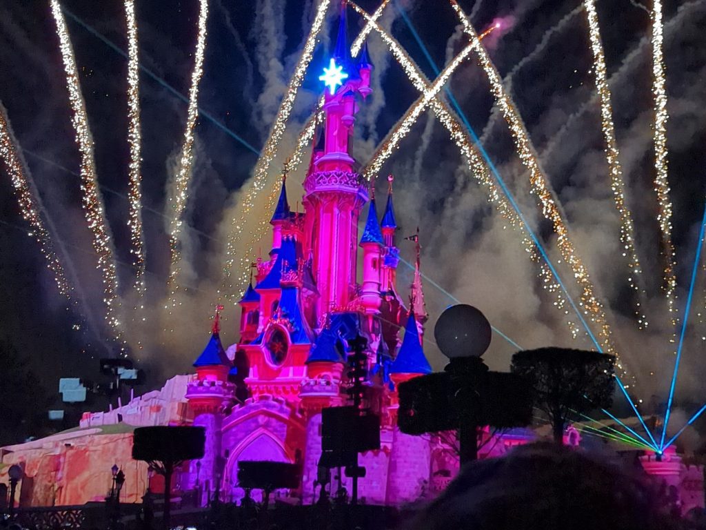 The best places to stay near Disneyland Paris at Christmas, frugal mum winter travel guide, photo of disneyland paris fireworks