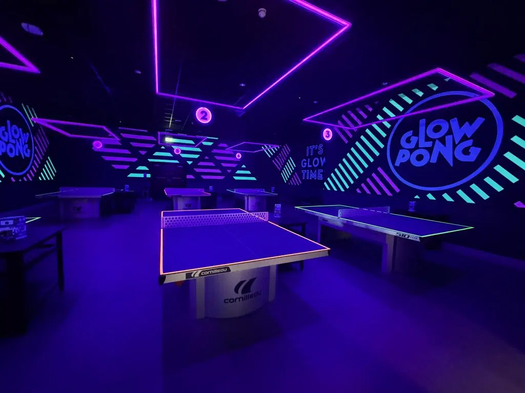 The Ultimate Butlins Bognor Regis frugal mum Holiday Guide, Review, photo of playxperience glow pong