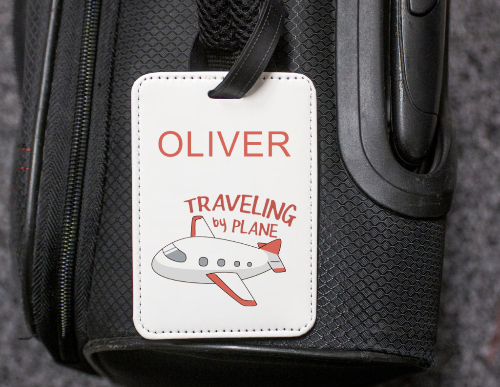 Etsy Gift Guide ideas, travel presents, woman, man, him, her, families, kids, personalised luggage labels