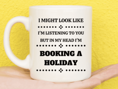 Etsy Gift Guide ideas, travel presents, woman, man, him, her, families, travel addict mug