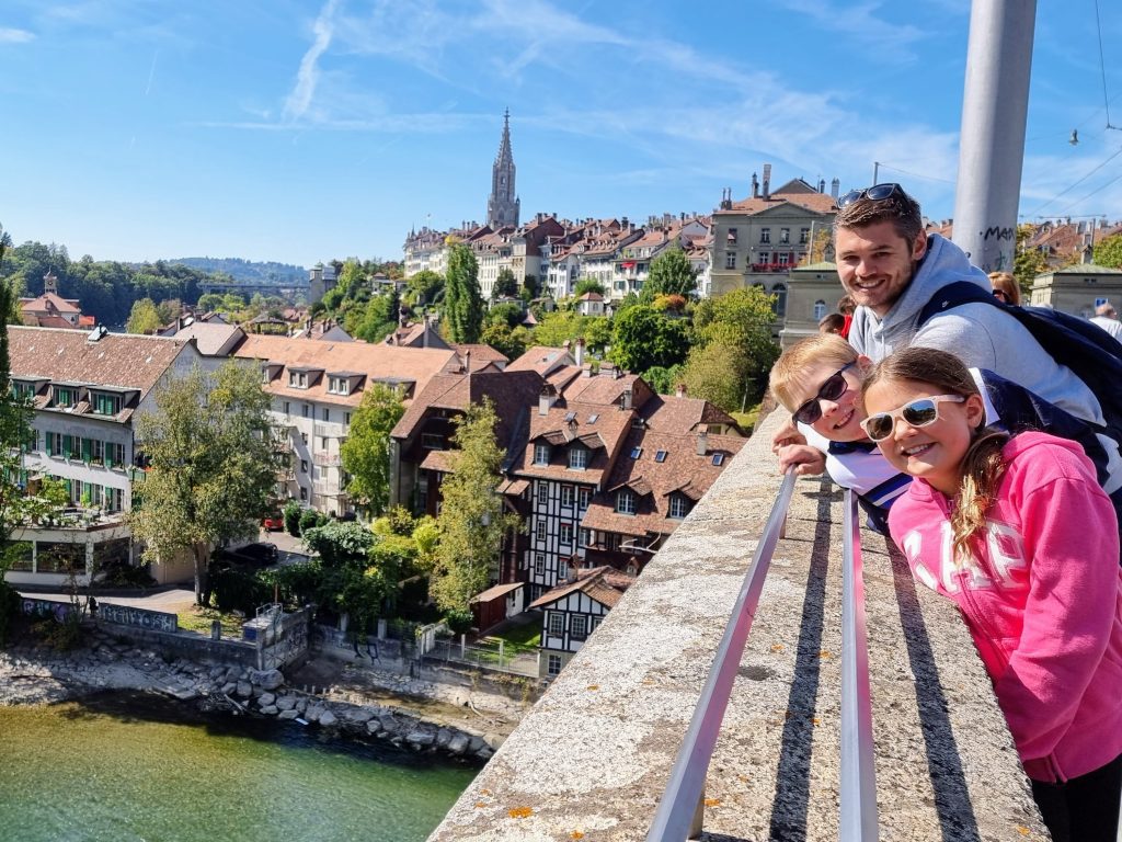 Family Frugal Living Guide, simple tips to save you money, frugal mum guide, photo of family in bern