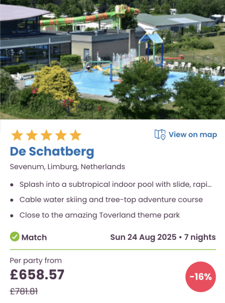 The best Eurocamp boxing day / January sale family holiday deals, de schatberg, netherlands