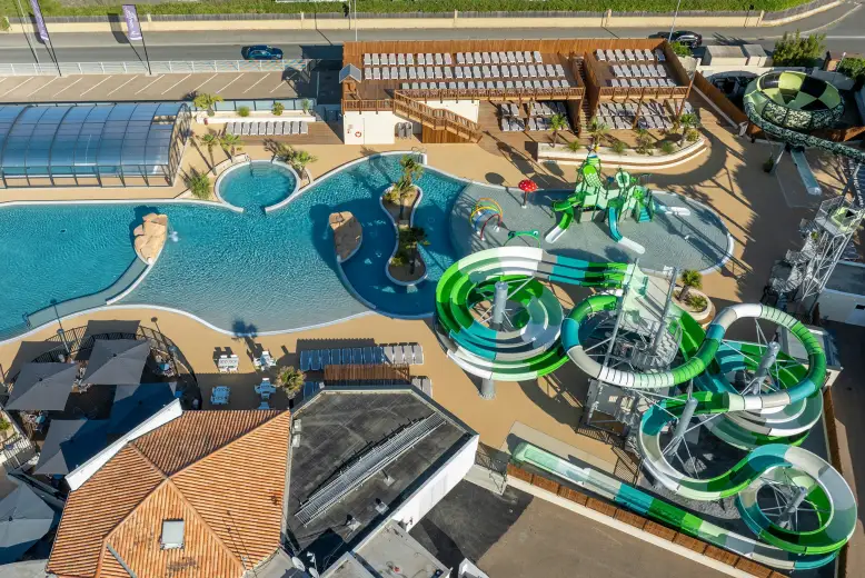 best epic waterpark Eurocamp holidays for waterslides, frugal mum travel guide, photo of Le Domaine Du Clarys Le Clarys Plage, Vendée, France