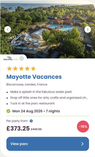 Eurocamp 2026 school holiday deals, August budget summer breaks, frugal mum travel guide, photo of mayotte vacances, france