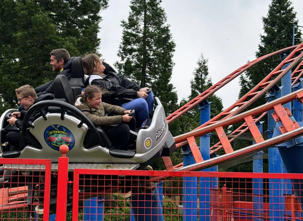 Alton Towers Hotel Review, frugal mum guide, photo of ride