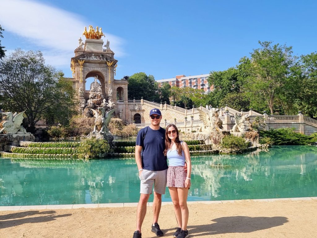 The best things to do in Barcelona on a budget with kids, frugal mum travel guide, photo of fountain at Parc de la Ciutadella