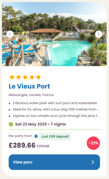 Eurocamp 2026 may half term school holiday deals, frugal mum travel guide, photo of le vieux port, france