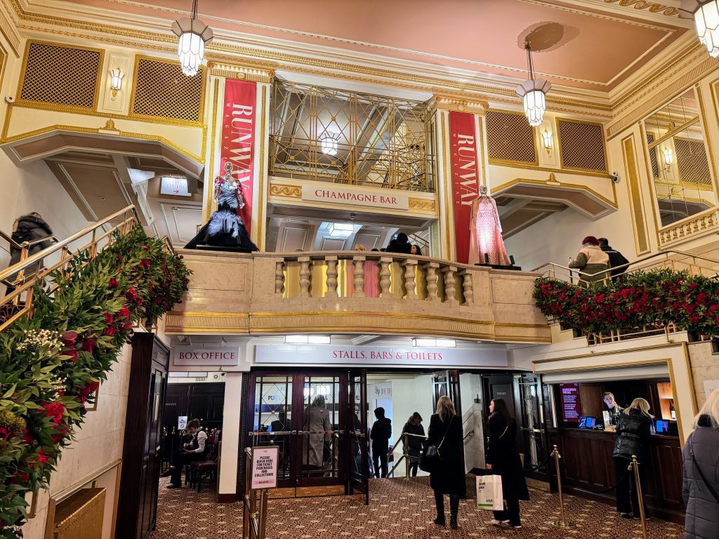 London with Kids, The Devil Wears Prada Musical Review, frugal mum guide, photo of dominion theatre interior