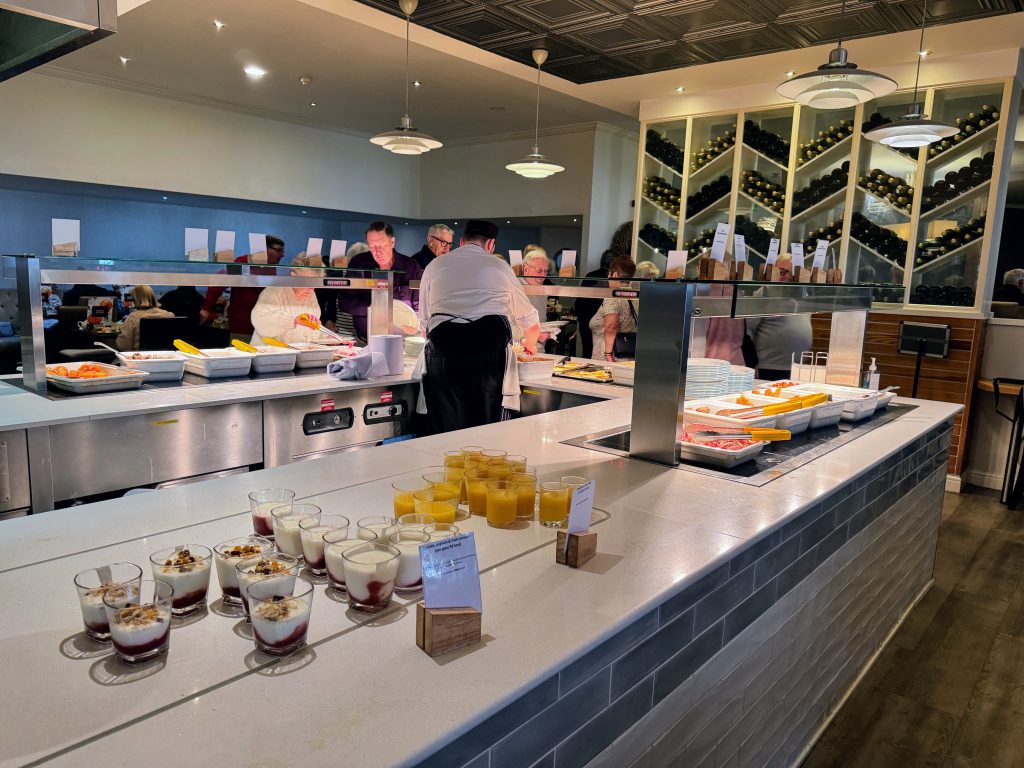 Warner Hotel Review, Sinah Warren, Hayling Island, UK, frugal mum review, photo of breakfast buffet