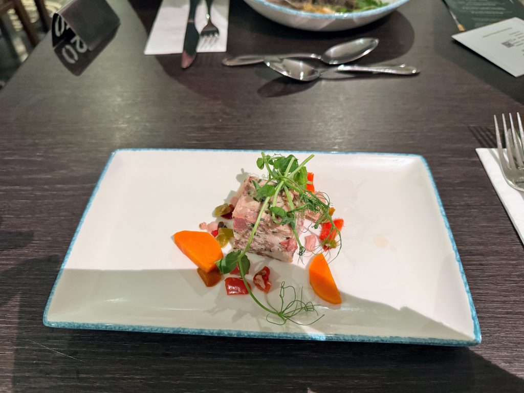 Warner Hotel Review, Sinah Warren, Hayling Island, UK, frugal mum review, photo of starter