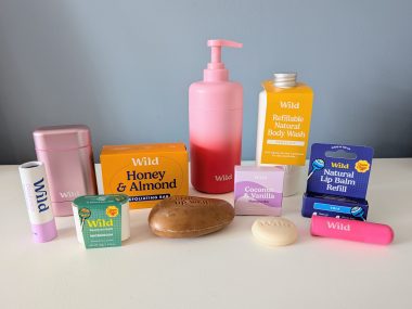 Wild Deodorant Review and 20% off discount code, frugal mum guide, photo of wild products