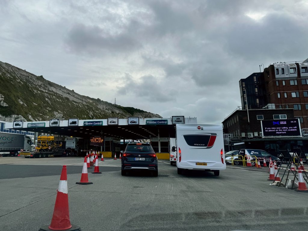 The Ultimate UK to France - Dover to Calais - ferry guide, frugal mum travel guide, photo of dover port terminal