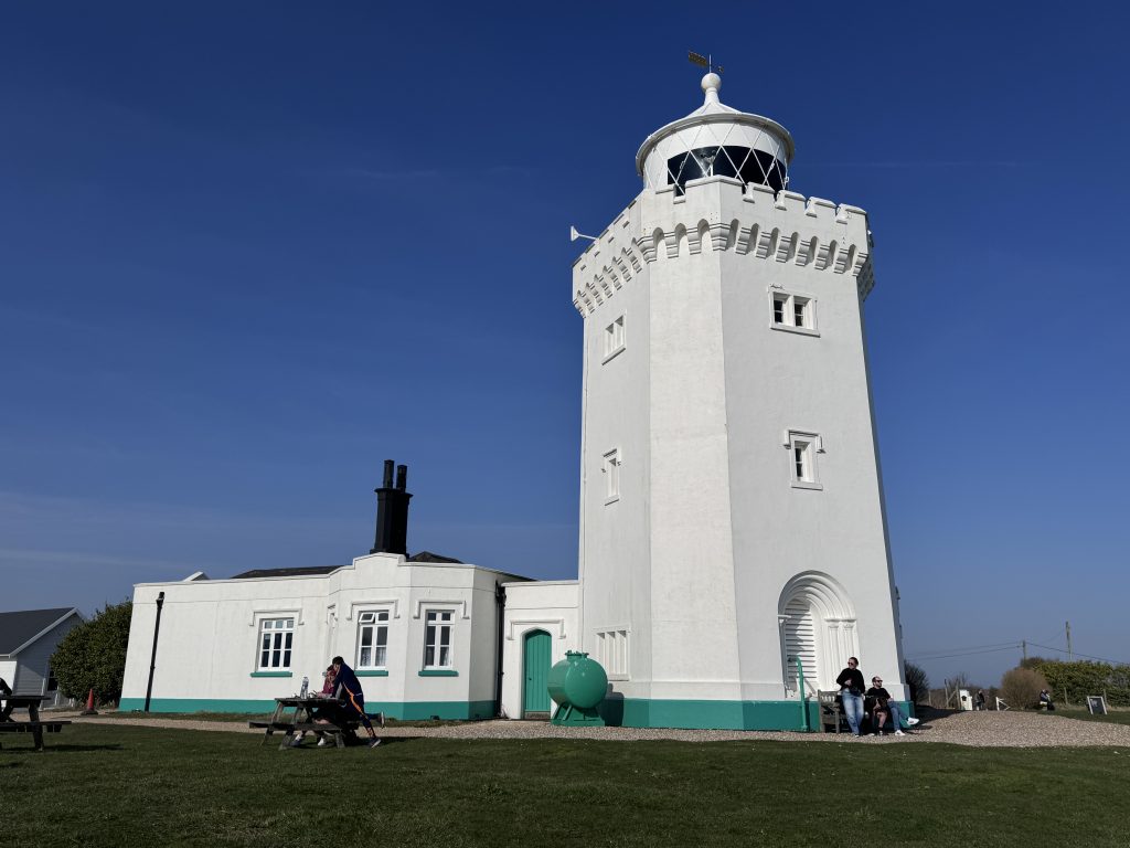 Kent with Kids, The National Trust White Cliffs of Dover Walk, frugal mum guide, photo of lighthouse