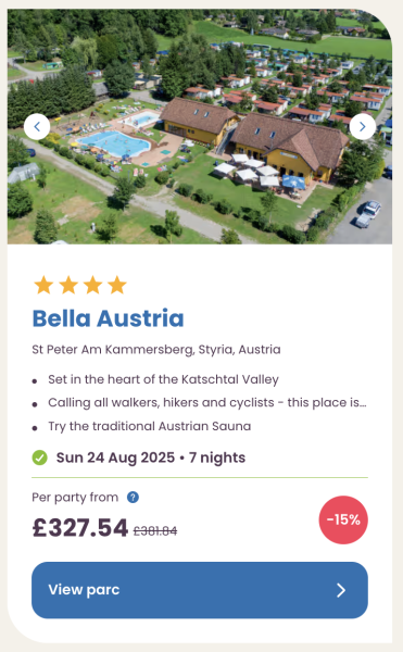Eurocamp July, August and September summer holiday deals, frugal mum guide, bella austia