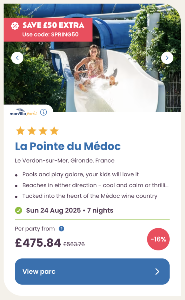 Eurocamp July, August and September summer holiday deals, frugal mum guide, le pointe de medoc france