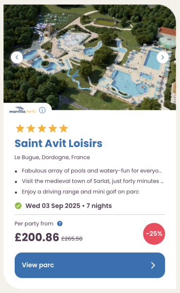 Eurocamp July, August and September summer holiday deals, frugal mum guide, saint avit loisirs, dordogne france