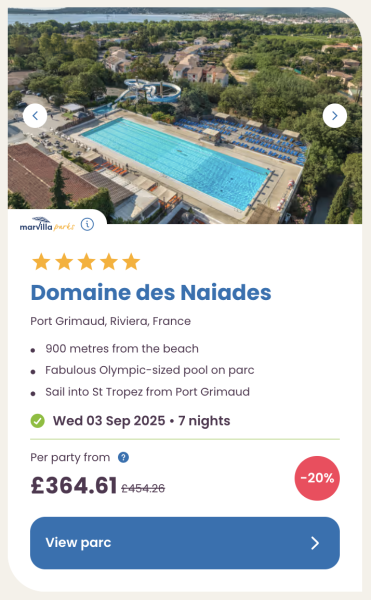 Eurocamp July, August and September summer holiday deals, frugal mum guide, domaine des naiades france