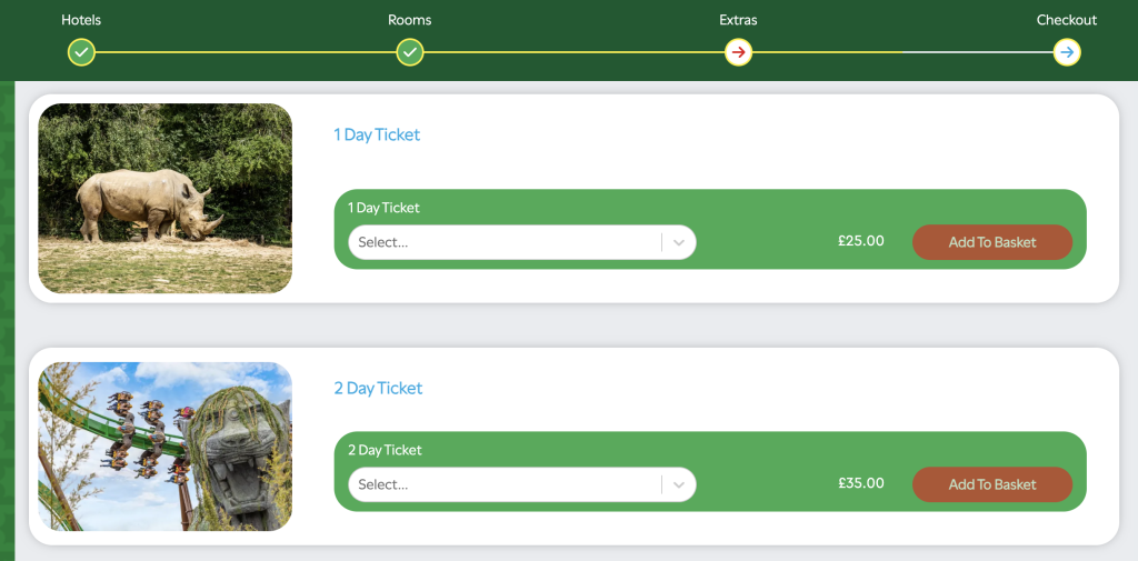 Chessington Resort Guide, is the Safari or Azteca hotel better, frugal mum review, photo of ticket booking