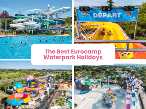 best epic waterpark Eurocamp holidays for waterslides and swimming pools, frugal mum guide