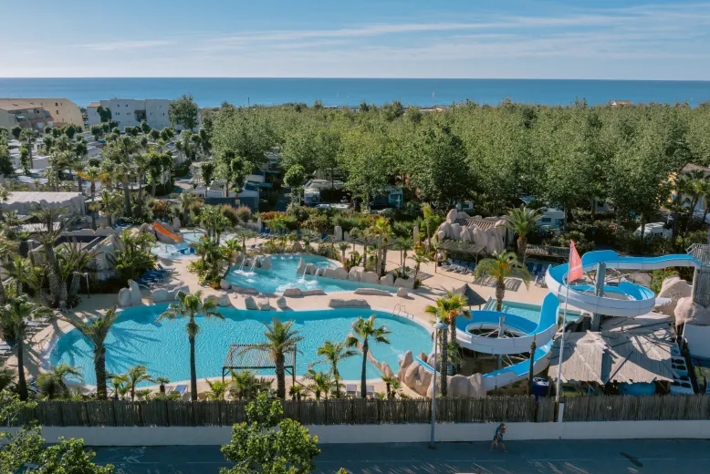 Eurocamp without a car, best car free holidays near an airport, frugal mum travel guide, photo of nouvelle floride, south of france