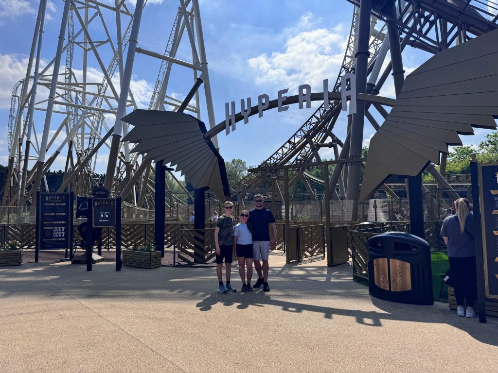 Thorpe Park with kids - the ultimate theme park and hotel guide, frugal mum guide, photo of hyperia