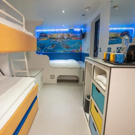 How to get a FREE Merlin Annual Pass, short break offer, frugal mum guide, image of shark cabin at thorpe park